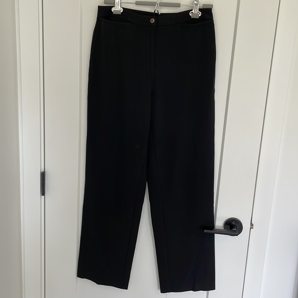 Liz Claiborne Women's Audra Black Pants; Size 8 - Picture 2 of 5